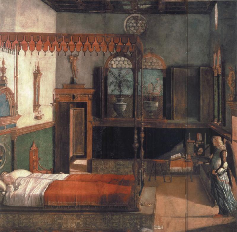 Vittore Carpaccio reve de sainte ursule Norge oil painting art